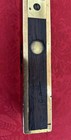 Antique 12 Inch Stratton Brothers No  10 Brass   Rosewood Level Collectible 1887