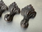 Lot Of 4 Fancy  Antique Clawfoot Cast Iron Tub Ball claw Bath Tub Feet Legs