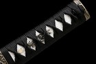 20   Damascus Steel Full Tang Japanese Samurai Tanto Sword Sharp Mini Katana