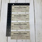 1800 s Check Lot Of 4 Chicago Felsenthal Gross Miller Bank Checks