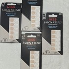 Lot Of 4 Kiss Salon X-tend Led Soft Gel System 30 Nails Each Sxd02 91634 Short