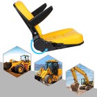 Excavator Dozer Seat Mower Seat W adjustable Backrest Tractor Seat Forklift Seat