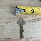 Vintage Diebold Inc Safe   Lock Key Canton Ohio Bank Safety Deposit Key  1048