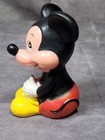 Vintage Walt Disney Productions Soft Plastic Mickey Mouse Toy 4 25 