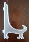 Lot Of 6 - 11  Clear Plastic Plate Display Stand Picture Frame Easel Holder