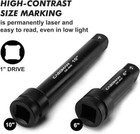 1inch Drive Impact Extension Bars Length 6    10  Impact Socket Extension Crmo 