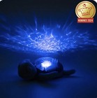 Cloud B Tranquil Turtle Baby Night Light Sound Soother Ocean Projector Aqua Teal