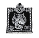 Xoloitzcuintle Xolo Mexican Aztec Amor Eterno Hooded Poncho Gaban Serape Unisex
