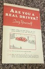Vtg Metropolitan Life Insurance Co  Driver Safety Quiz Booklet Automobile 
