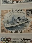 Dubai 1969 Stamps Full Set Of 5 Extremely Rare