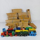 Huge Lot Of Brio Thomas Lionel Wood Train Track Engines Train Cars