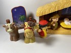 Fisher-price Little People Nativity Christmas Story Creche Manger Set 11 Figures