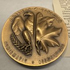 1962 Ana American Canadian Numismatic Association Convention Medal Detroit  262