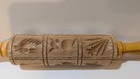 Vintage Springerle Carved Wooden Rolling Pin 14 