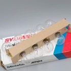 Lot Of 9 Sylvania Miniature Clear Lamps 1156 Vintage New Old Stock Nos Org Box