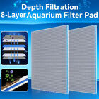 8-layer Reusable Aquarium Filter Media Pad Fish Tank Filter Pond Nano Filter