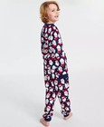 Matching Family Pajamas Toddler Kids Santa Claus Printed Pajamas 6-7 Us Navy 