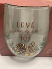 Home Essentials Stemless Wine Glasses Christmas New Boxed Set Of 2