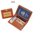 Leather Passport Holder Covers Case Rfid Blocking Travel Wallet Passport Book Us
