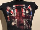 Doctor Who Women s Official Tardis Union Jack T-shirt Small Bbc Ripple Junction