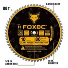 10 Inch 80-tooth Saw Blade Arbor For Non-ferrous Metal With 5 8-inch