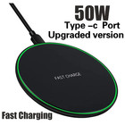 15w Fast Wireless Charging Pad Qi Compatible Iphone Samsung Universal Slim