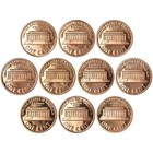 1990-1999 S Lincoln Memorial Cent Gem Dcam Proof Run 10 Coin Set Us Mint