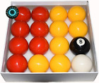 Billiard Balls Red And Yellow Pool Ball Set 2-1 4 Inch Billiards New Free Ship 