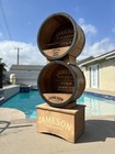 Jameson Irish Whiskey Barrel Distillery Advertising Sign Brown Black Collectible