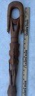 Vtg Hand Carved Wood Tribal Tiki Walking Stick Cane Folk Art 37    Long Pacific