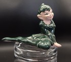 Vintage Gilner Pixie Elf Ceramic Green 4  Length