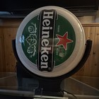 Heineken Rotating Round Lighted Beer Sign Display