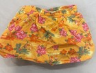 Vintage Disney Kids Girls  Hawaiian Floral Skort Size 4 Cotton Drawstring