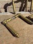 Antique   Vintage Brass Door Handles Italian X6 Pairs Rare Beautiful 