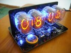 Nixie Tube Clock With In-12 Tube Led Rgb Backlight Black Pcb