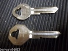 Old Vintage Gm Keys By Code Number Chevy Buick Olds Nos