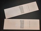 A Pair Of Rod Stewart 1982 Unused Concert Tickets -  Jan 22  1982