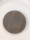 1864 Two Cent Piece 2c Pcgs Ms63 Rb Vintage Ogh Rattler Holder  red Brown 