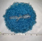 New Handmade Dish Scrubber Crochet Dishwash Scrubbies Set Of 2 Blue