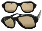 Men s Classic Hardcore Vintage Retro Style Sunglasses Thick Black Acetate Frame