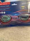 Speedo Adult 12     Up Jet Mirrored Goggle Pink New