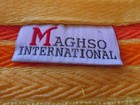 2 Unused Maghso Yellow Orange Rust Stripe Luxury Egyptian Bath Towels-so Pretty