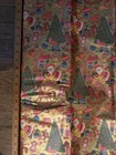 Vintage 1960 s Christmas Santa Gift Wrapping Paper Roll 36    Wide 25 Feet Long