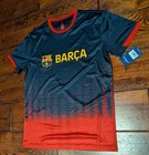 Barca Men s Fc Barcelona Soccer Jersey In Navy Blue Size Medium - Nwt