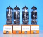 6aw8a Nos Ge Radio Audio Amplifier Vintage Vacuum Tubes 4 Valves Tested 6aw8