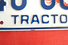 Maine Tractor Lobster License Plate Never Mounted Discontinued In 2000