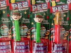 Nib Lot Of 10 Merry Christmas Pez Candy Dispensers - Santa  Elf  Reindeer - New 