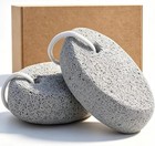 Natural Foot Pumice Stone For Feet 2 Pack Lava Pedicure Tools Hard Skin Callus