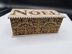 Punch Studio Keepsake Music Box Noel Plays  hark The Herald Angels Sing   5x3 