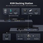 Tesmart Usb 3 0 Displayport   Hdmi Kvm Switch 2 Monitors 2 Computers 4k 60hz